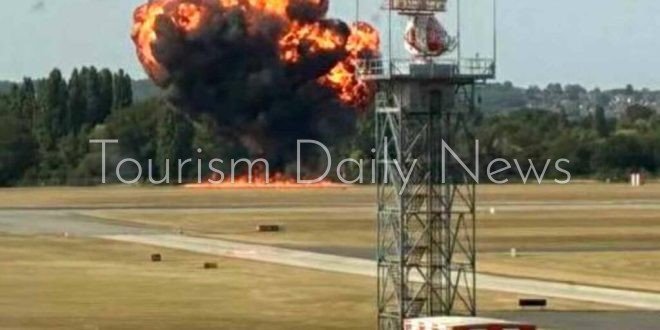 مصرع-4-أشخاص-في-حادث-تحطم-طائرة-بمطار-لندن-ساوثيند