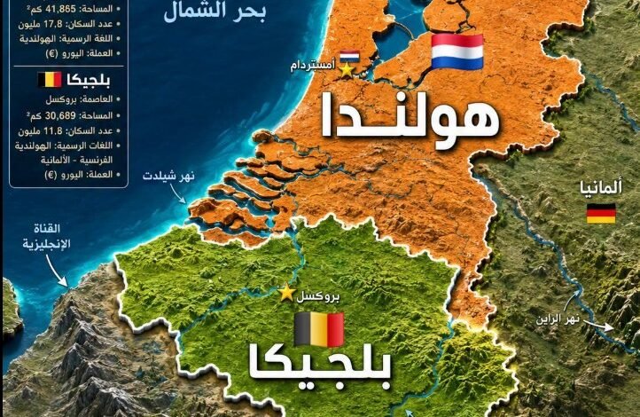 هولندا-وبلجيكا.-6-فروق-في-الاقتصاد-والتجارة-والنقل