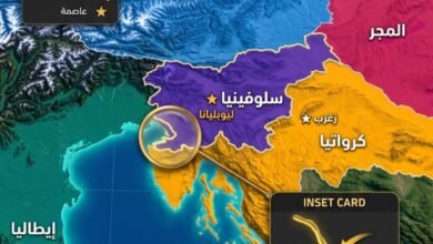4-حدود-برية-وساحل-واحد-يرسمان-خريطة-سلوفينيا-في-أوروبا