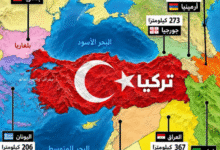 من-سوريا-إلى-أذربيجان.-كيف-تتوزع-حدود-تركيا-مع-دول-الجوار؟