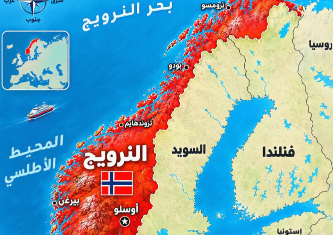النرويج-على-الخريطة.-كيف-صنعت-الجغرافيا-دولة-تمتد-بين-أوروبا-والقطب-الشمالي؟